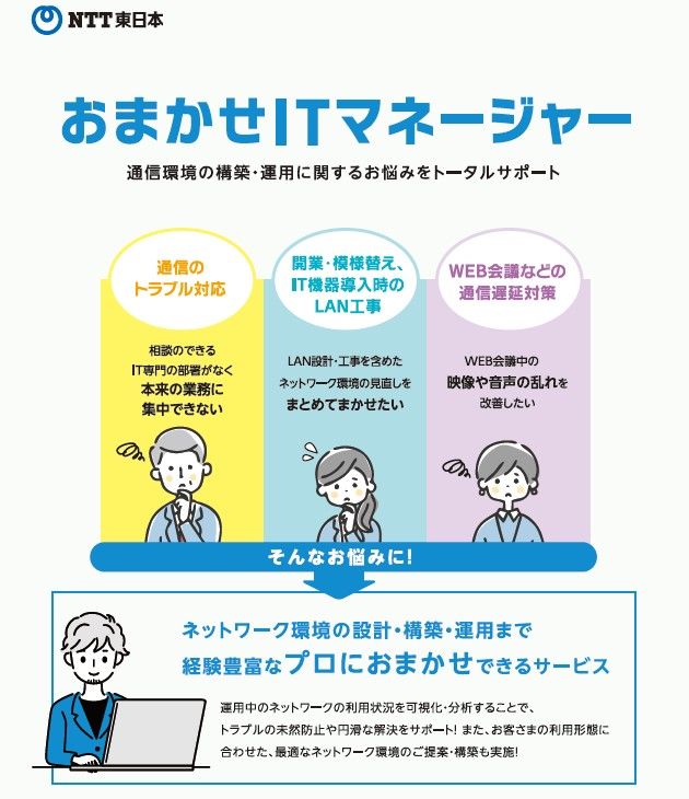 イメージ：おまかせITマネージャー総合パンフレット