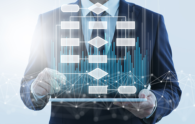 イメージ：ネットワークの活用には管理サービスの導入も検討しよう