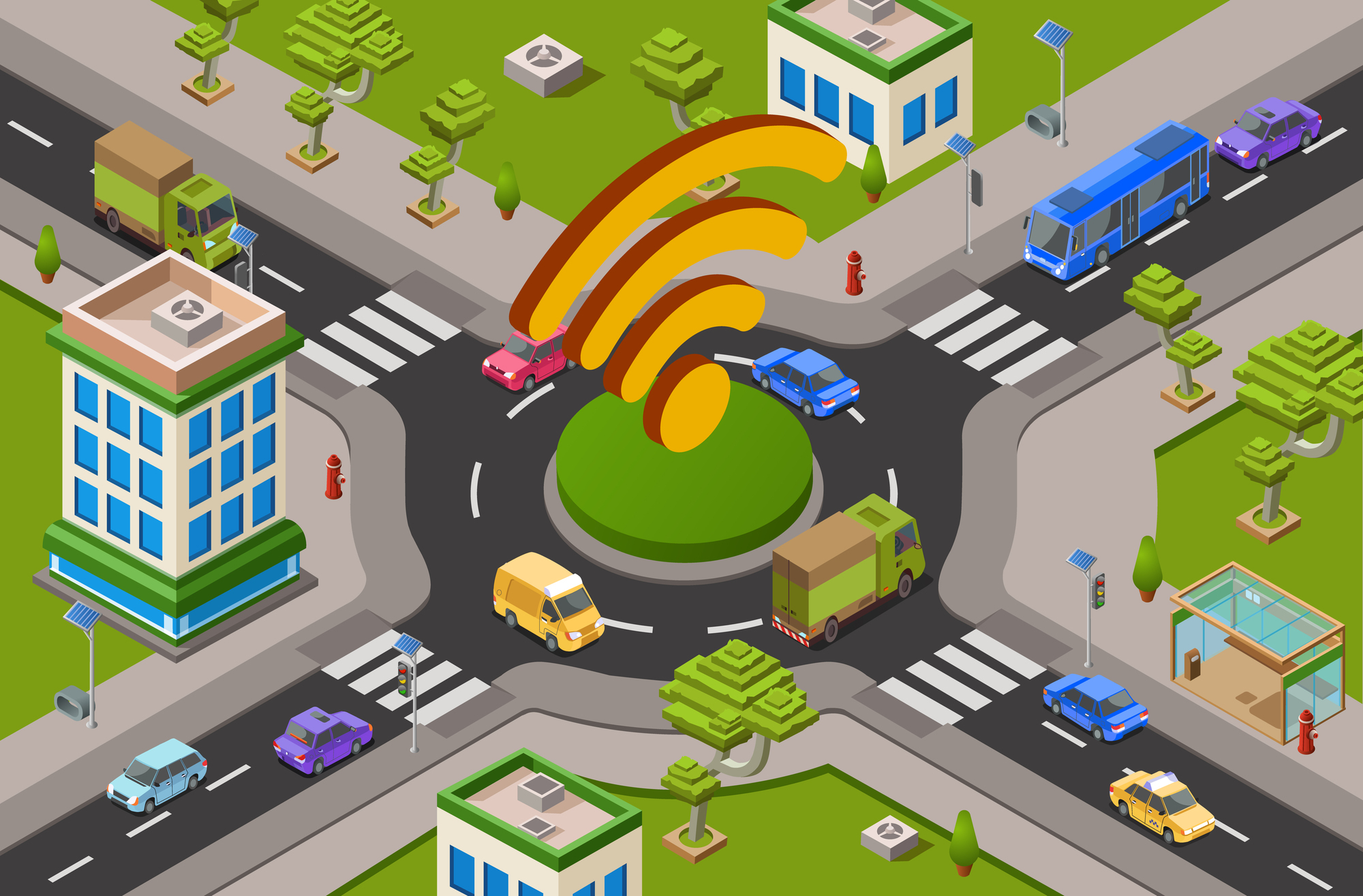 イメージ:フリーWi-Fiの3つのリスク