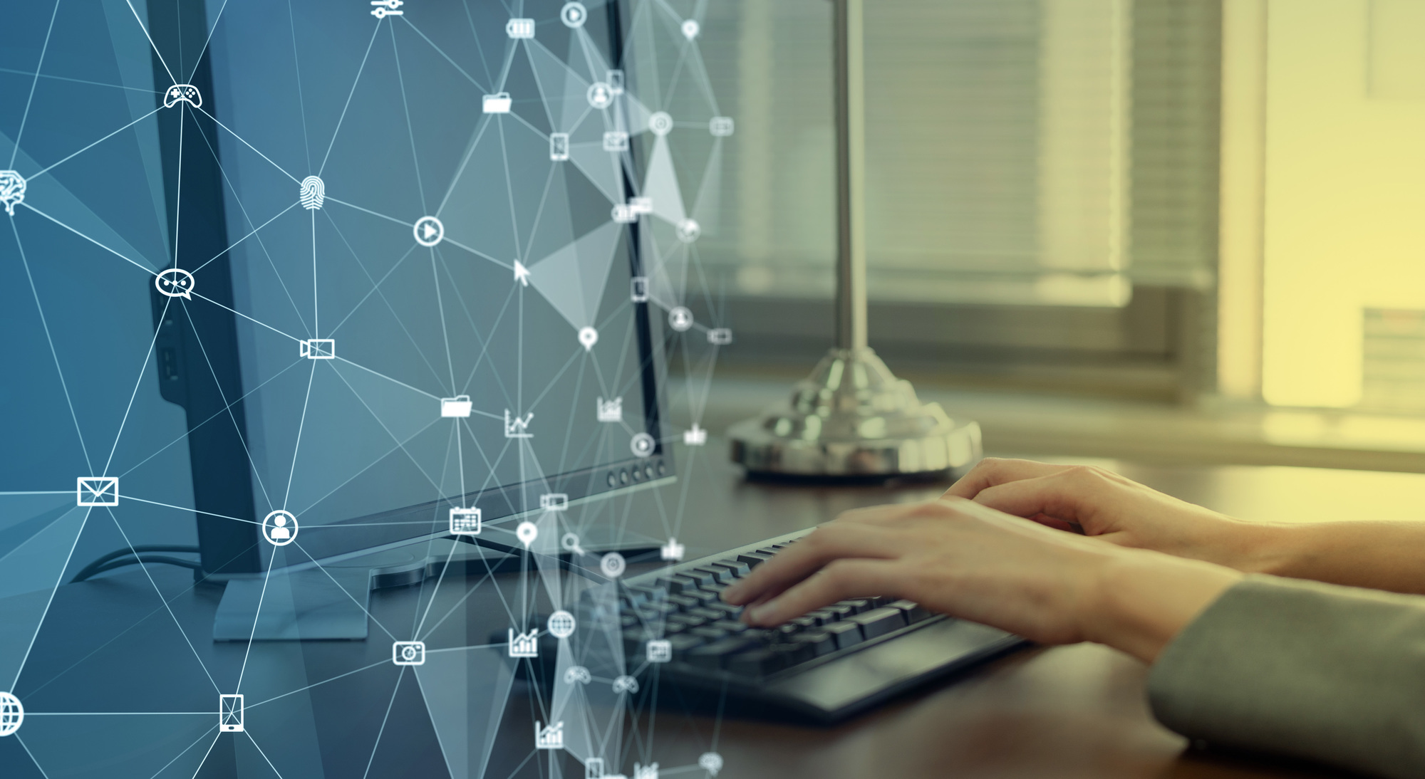 イメージ:VPNとリモートデスクトップの接続方