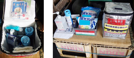 イメージ:熱中症キットの準備