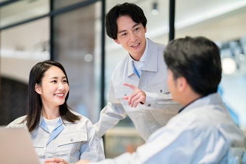 イメージ：一人作業を安全に行うための2つの対策