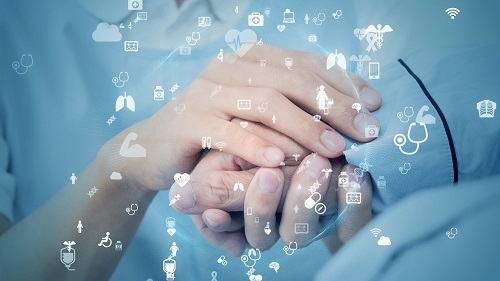 イメージ:安全配慮義務を従業員の健康・安全を管理できる「Wearable Connect(ウェアラブルコネクト)」で対策