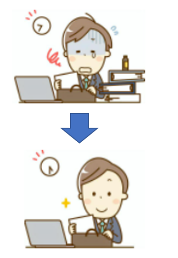 イメージ：土日は接客に集中し、重説は平日限定とした革命