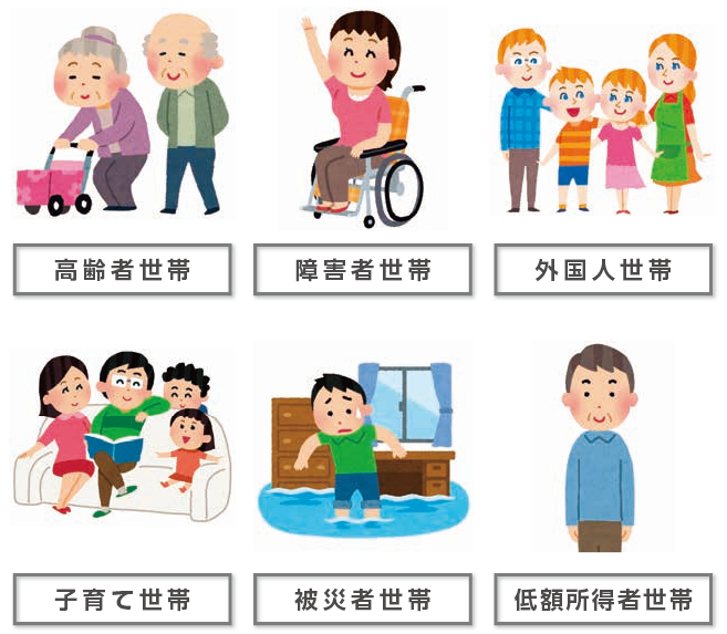 イメージ：不動産会社は、年齢や国籍で差別は出来ません。 一方でオーナーは、入居者を選ぶことは可能です-2