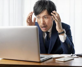 イメージ：テレワーク会議・オンライン授業・WEB面接。 同時に増える「接続」へのクレーム。