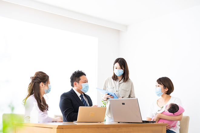 イメージ：産後の従業員サポートは企業のイメージアップ戦略にも使える