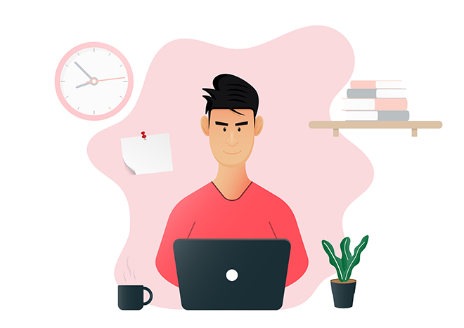 イメージ：一人暮らしのテレワークはサイレントうつに注意