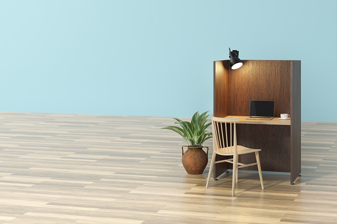 イメージ：一人になれる「個室に近い空間」をつくる