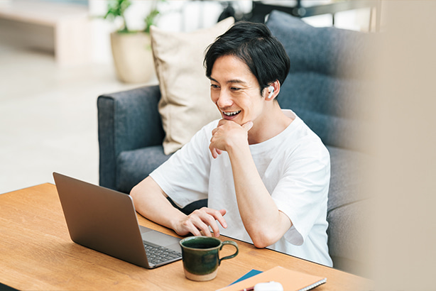 イメージ：テレワークの導入に成功した企業の事例