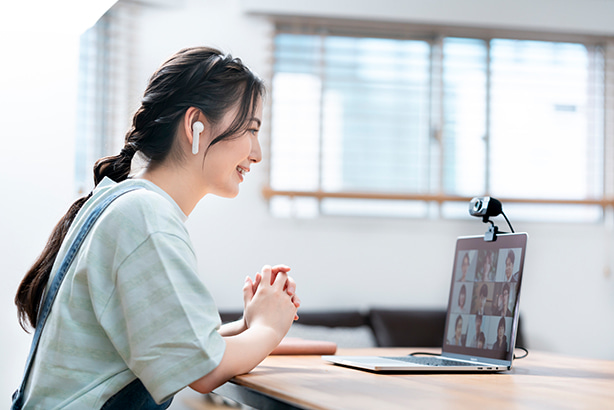 イメージ：テレワークで生産性を上げるための4つの方法