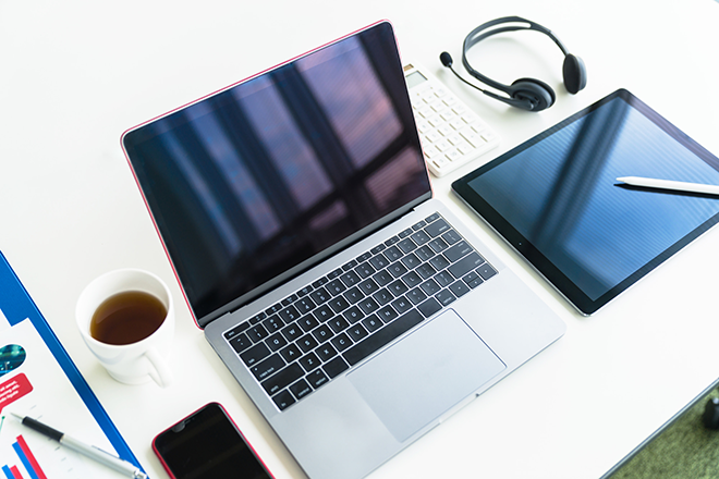 イメージ：Web会議システムに必要な機器・機材