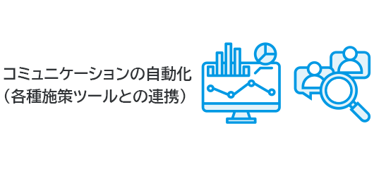 コミュニケーションの自動化（各種施策ツールとの連携）