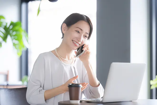 イメージ：業務用スマホを導入するメリット