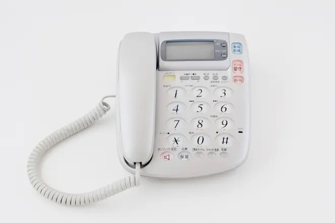 イメージ：電話機のナンバー・ディスプレイ機能について解説