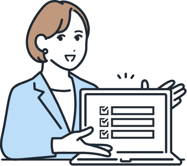 デモをする女性のイラスト