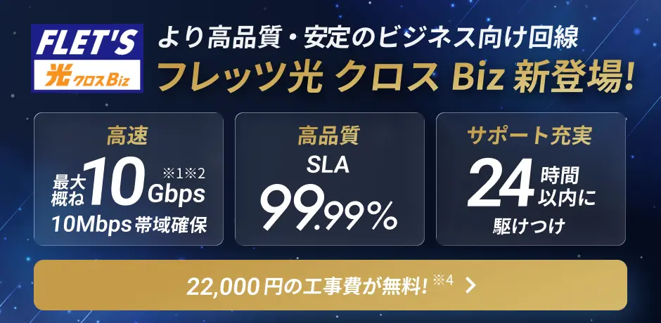 フレッツ 光クロス Biz
