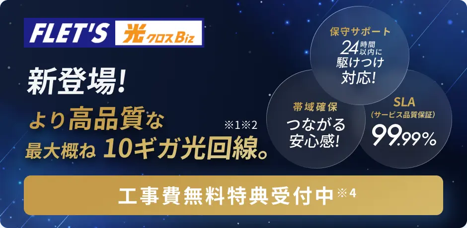 フレッツ 光クロス Biz