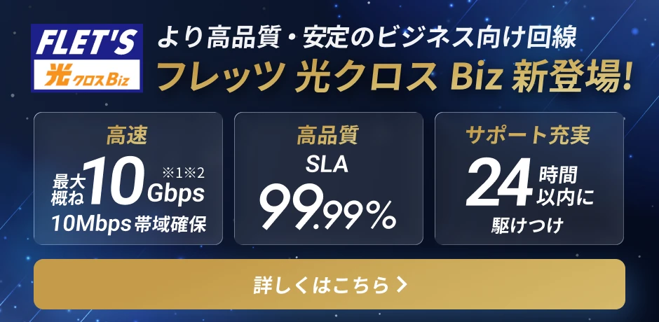 フレッツ 光クロス Biz