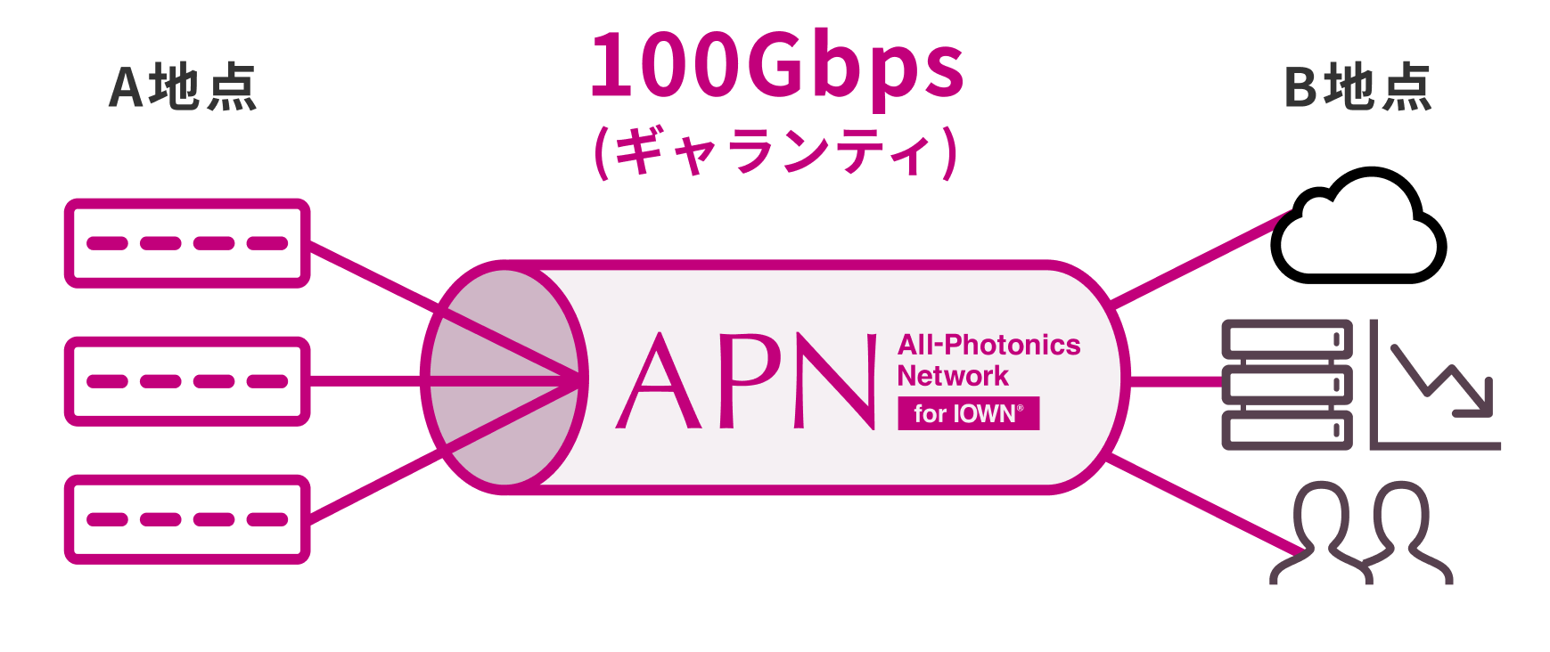 APN for IOWNは高速・大容量