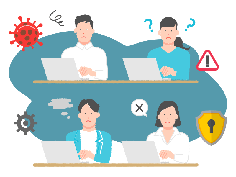 社内のサイバー対策!