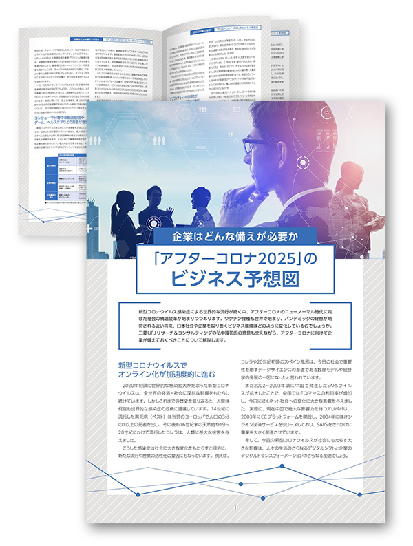「アフターコロナ2025」のビジネス予想図