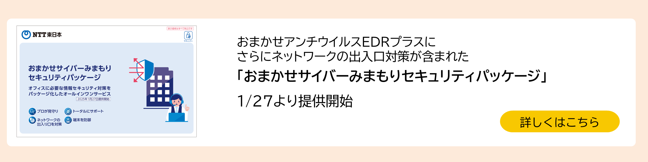 おまかせサイバーみまもりセキュリティパッケージ