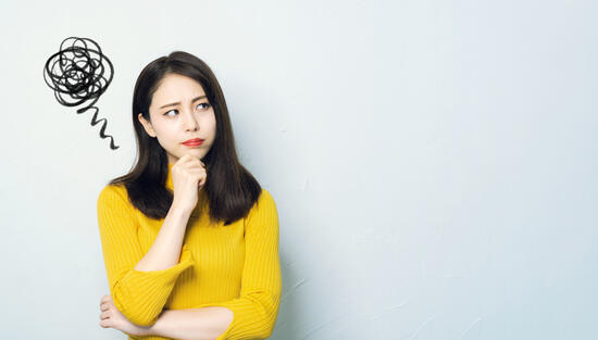 eラーニングに課題を感じる女性
