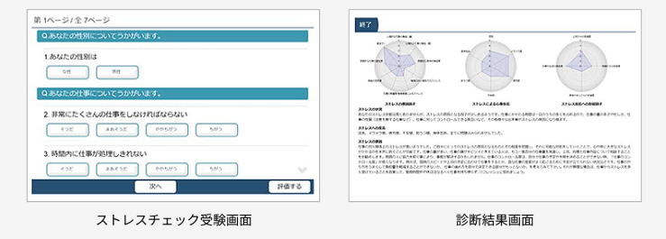 ひかりクラウド スマートスタディのストレスチェック機能