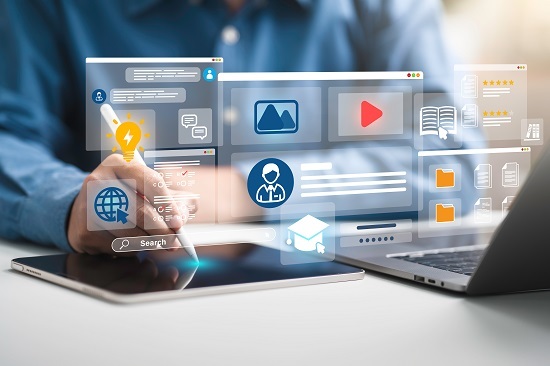 イメージ：オンライン研修を企画・販売するための6つのステップ 