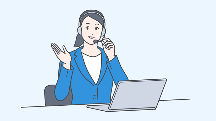 イメージ：故障対応のエキスパート※1が電話対応