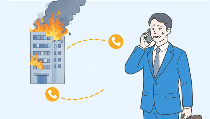 イメージ：故障・回復通知機能