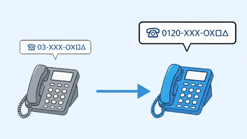 イメージ：特定番号通知機能