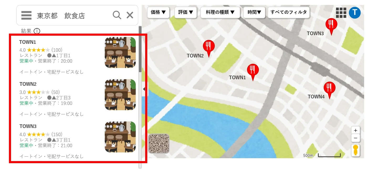 イメージ:Googleマップ上のあなたのお店・会社の掲載状況、改善ポイントを無料でチェック
