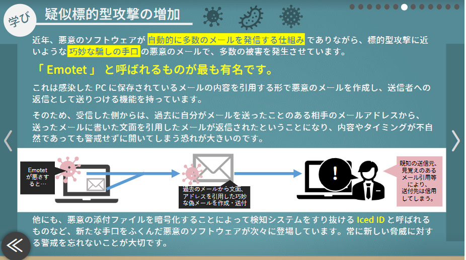 学習画面サンプル