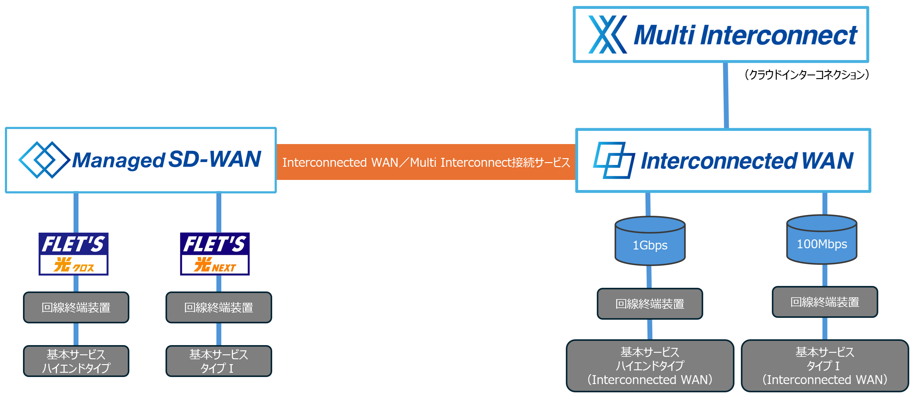 Interconnected WAN／Multi Interconnect接続サービス