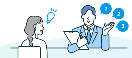 イメージ：対策を一緒に検討！